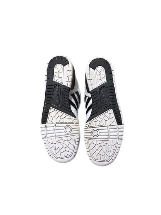 Adidas Sneakers Mens 11.5 White Leather Cloud Low Trainer Rivalry Rapper Skater main image 14